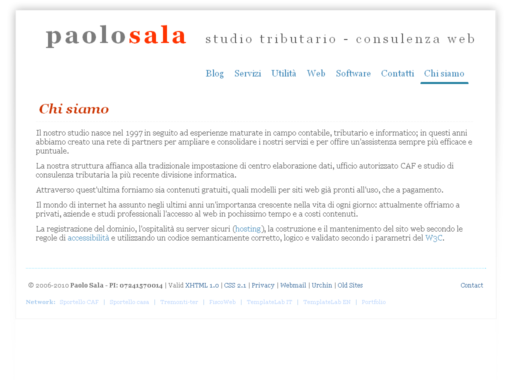 PAOLO SALA - WEB GALLERY